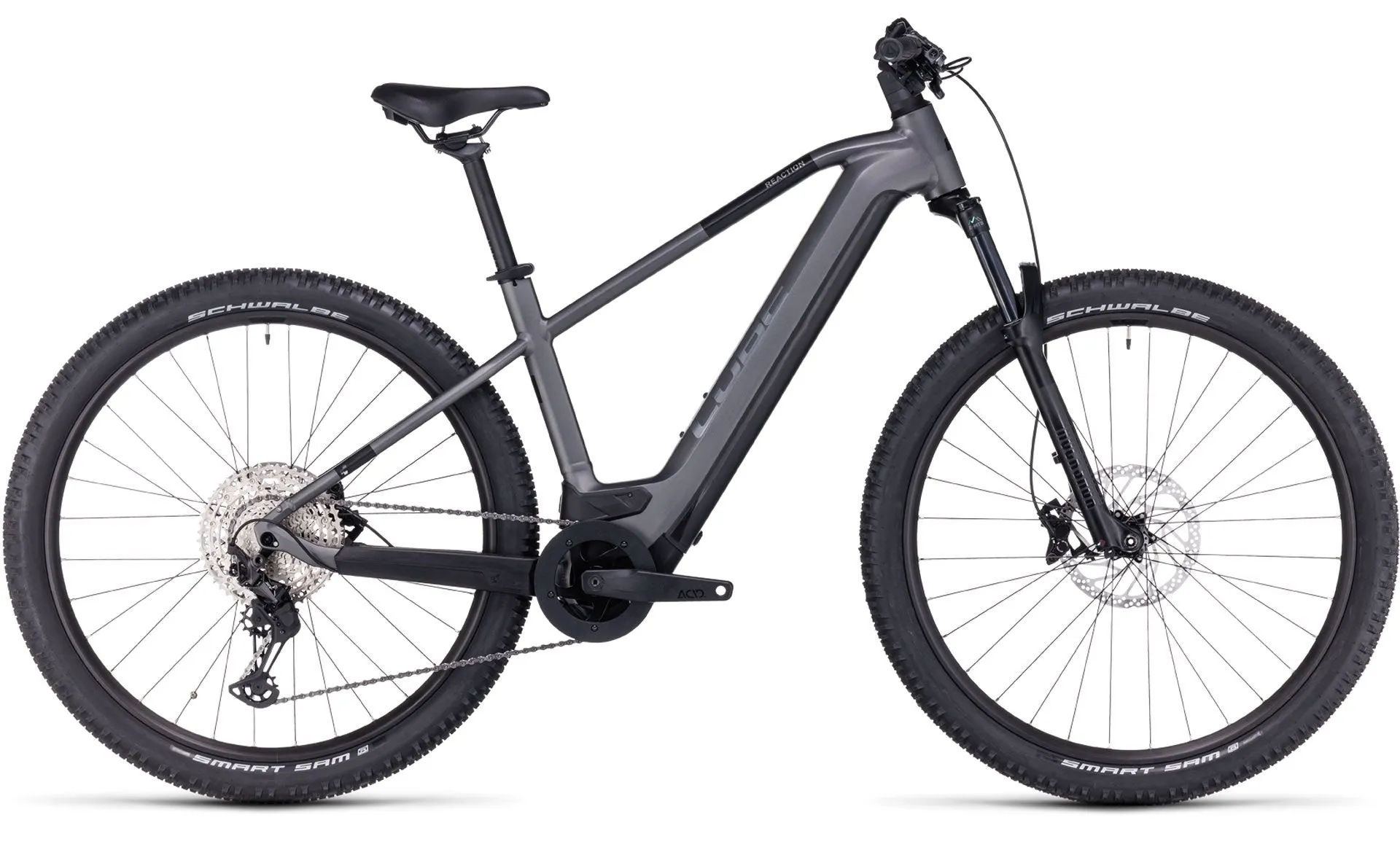 Cube Reaction Hybrid Race 750 Electric Mountain Bike 2024 - Grey
