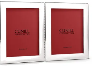 Cunill Tiffany Plain Hinged Double Sterling 4x6 Frame