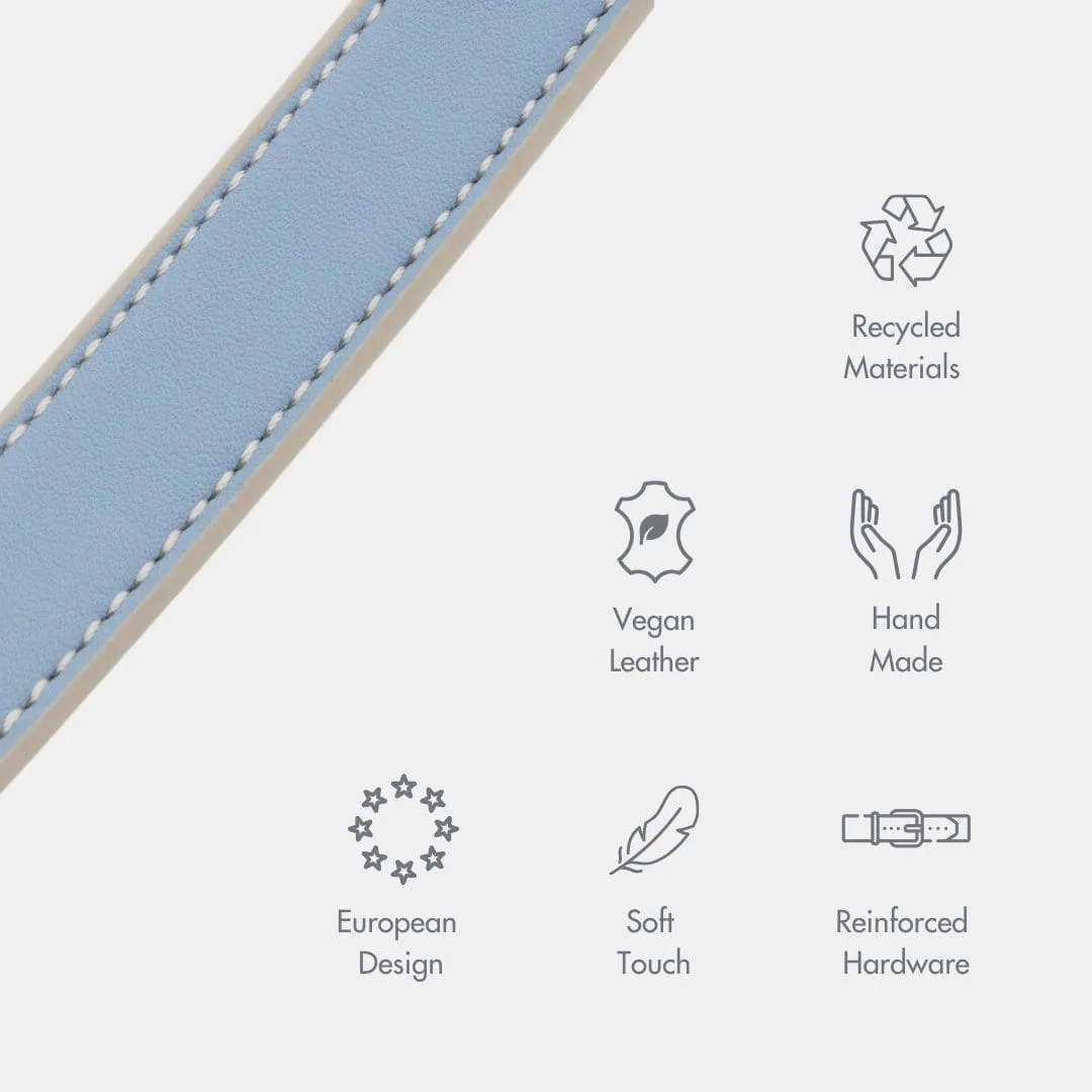 Cupertino Air Tag Enabled Vegan Leather Dog Collar | Multiple Colours