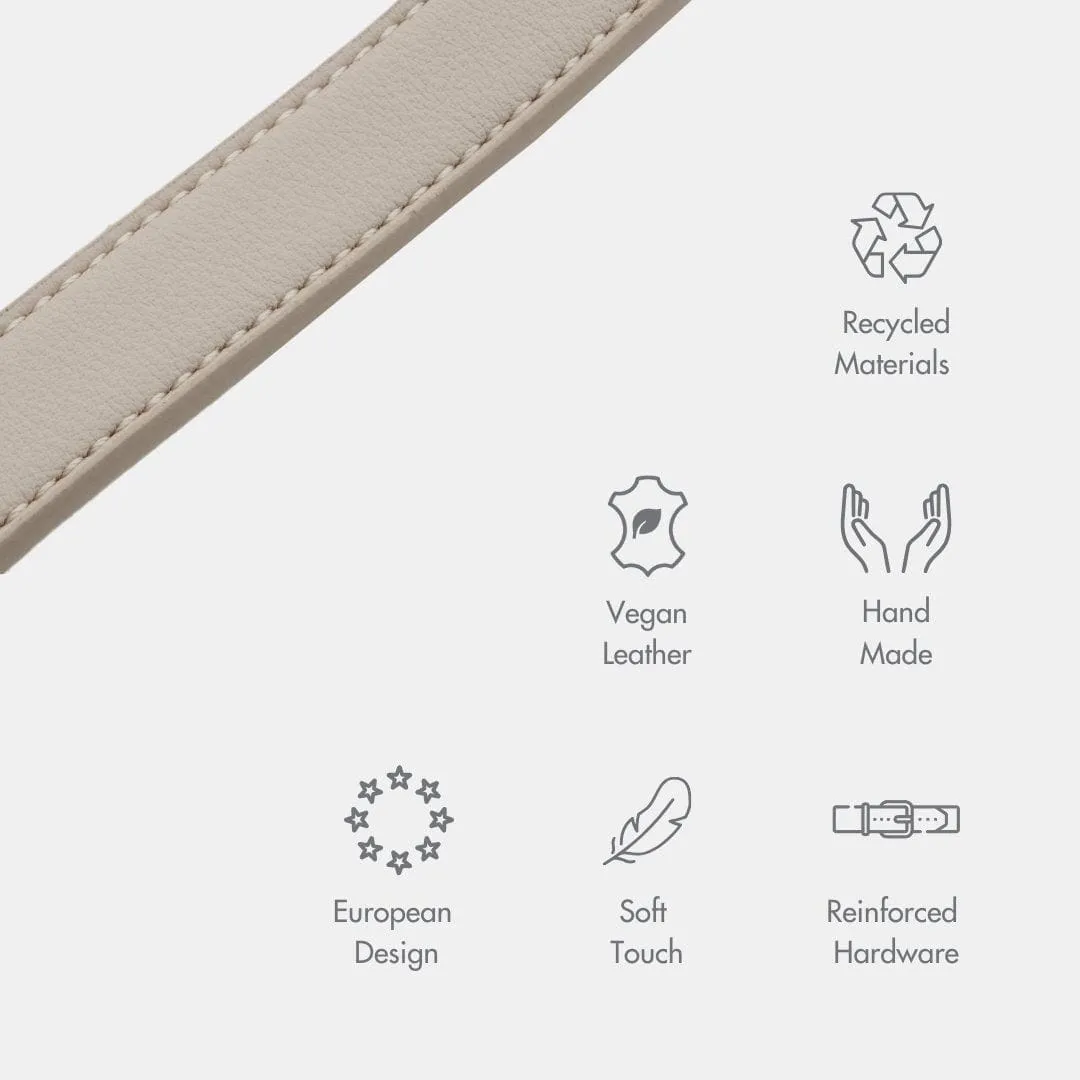 Cupertino Air Tag Enabled Vegan Leather Dog Collar | Multiple Colours