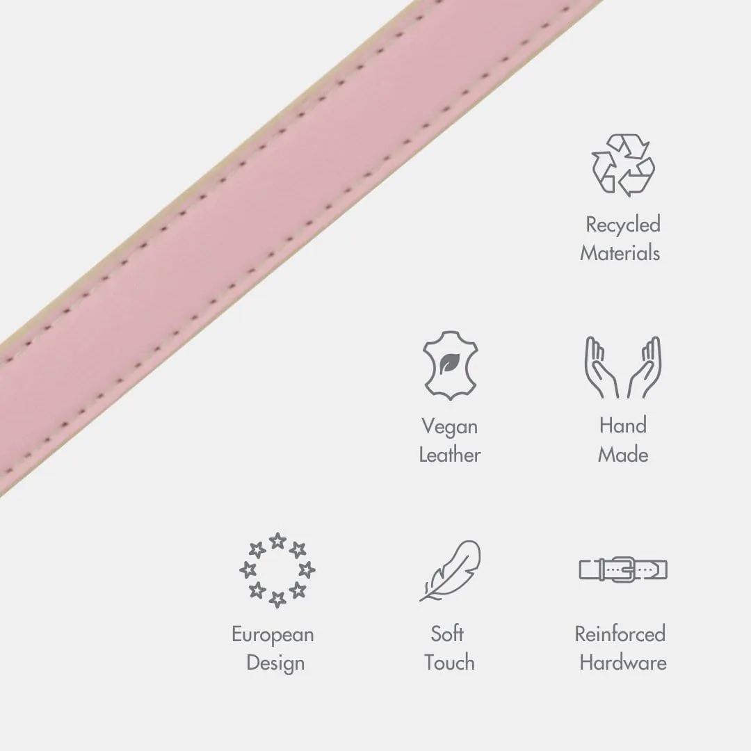 Cupertino Air Tag Enabled Vegan Leather Dog Collar | Multiple Colours
