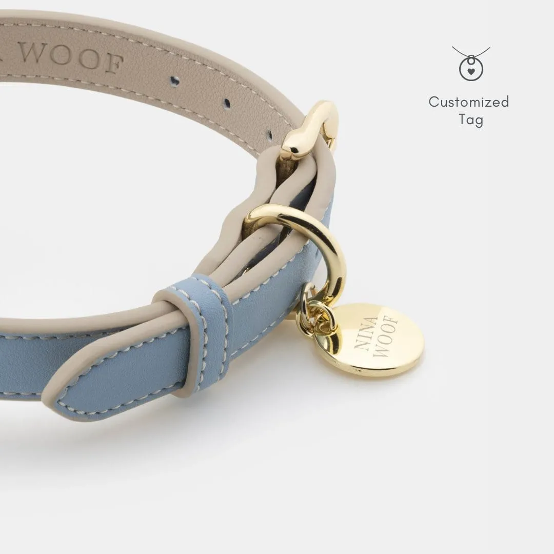 Cupertino Air Tag Enabled Vegan Leather Dog Collar | Multiple Colours