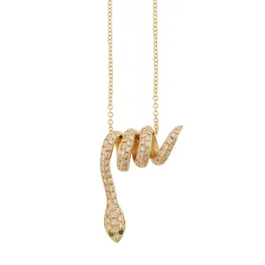 CURLED SNAKE PENDANT