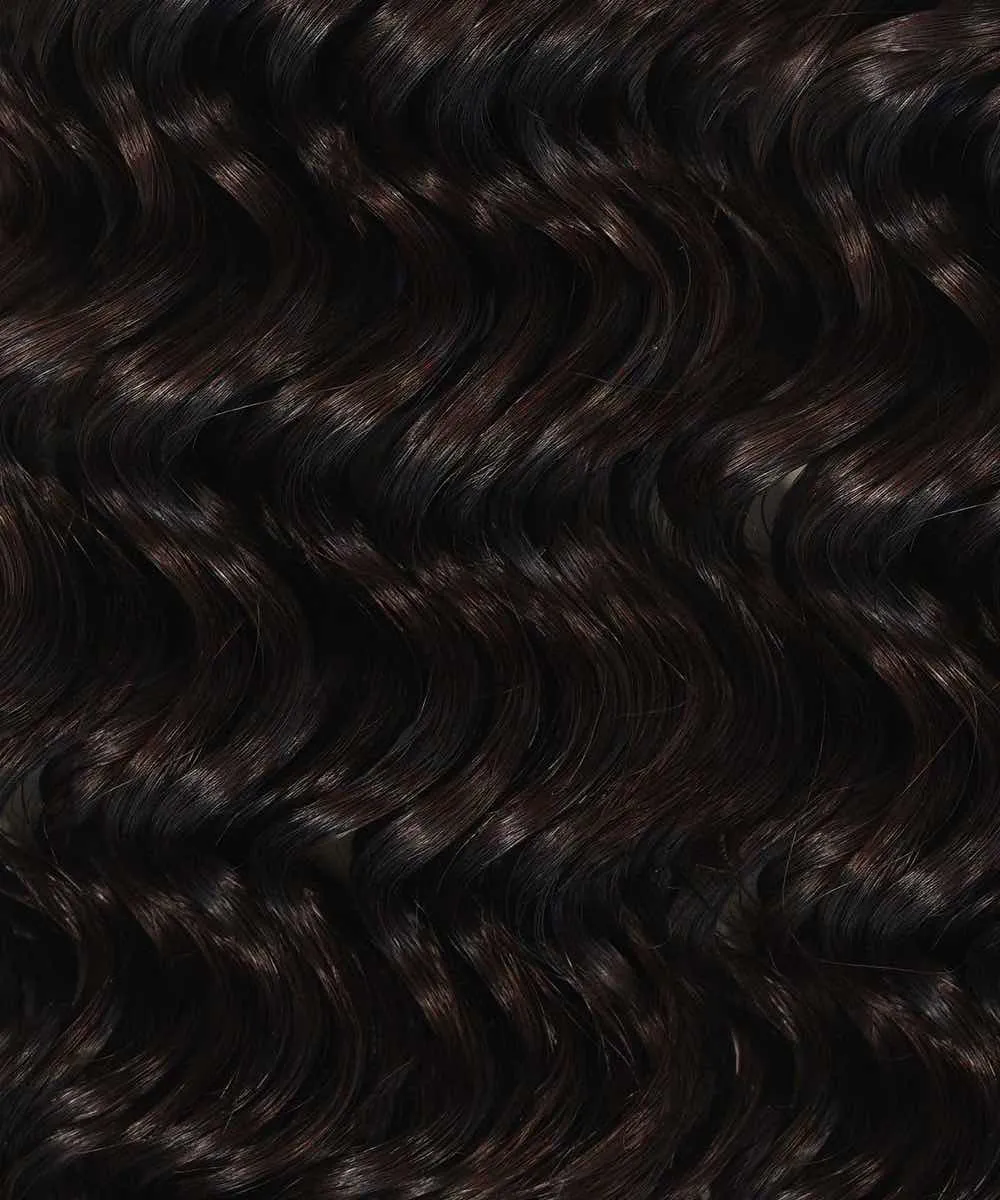 Curly Hybrid Weft Hair Extensions