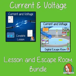Current and Voltage Lesson and Escape Room Bundle