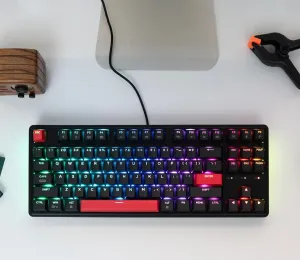 Custom Gaming Keyboard Programmable 87 Keys Compact TKL Layout