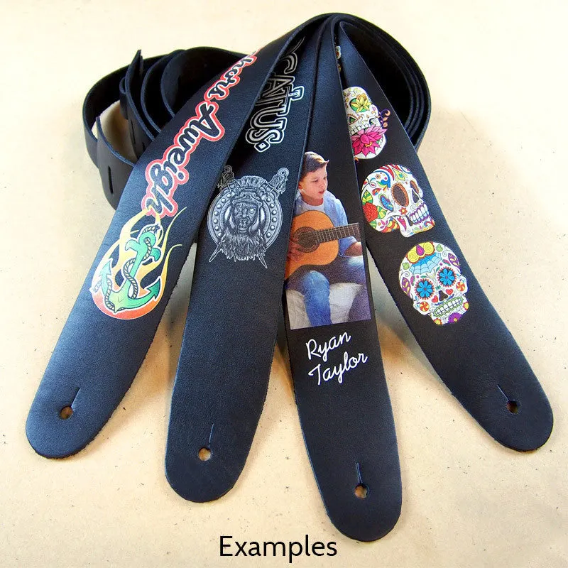 Custom Printed Guitar Straps