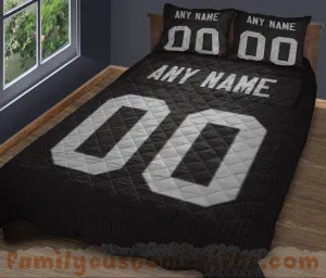 Custom Quilt Sets Las Vegas Jersey Personalized Football Premium Quilt Bedding for Men Women