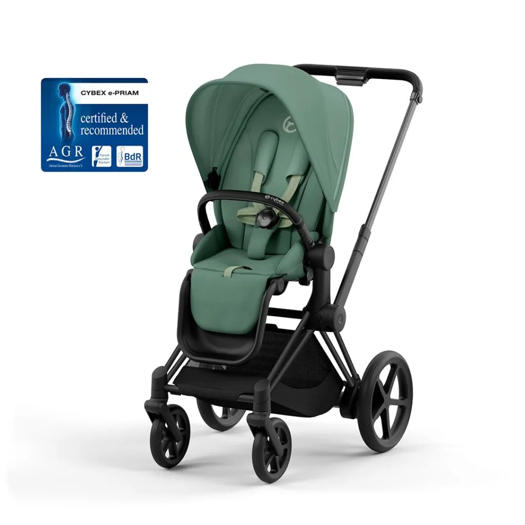 CYBEX e-Priam Pushchair - Leaf Green