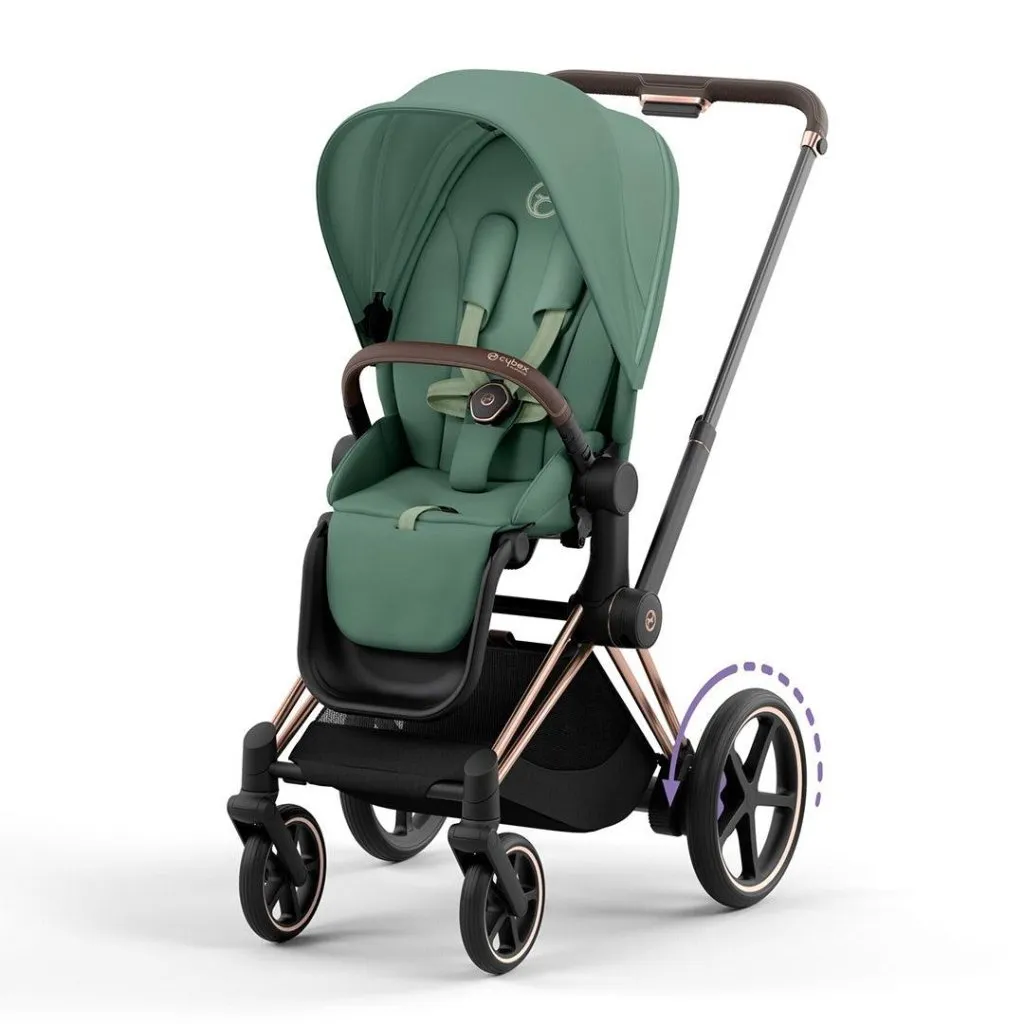 CYBEX e-Priam Pushchair - Leaf Green