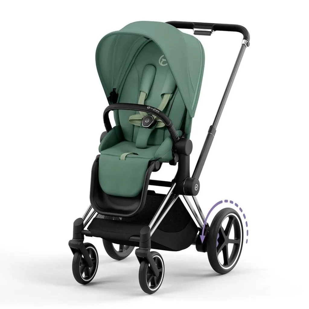CYBEX e-Priam Pushchair - Leaf Green