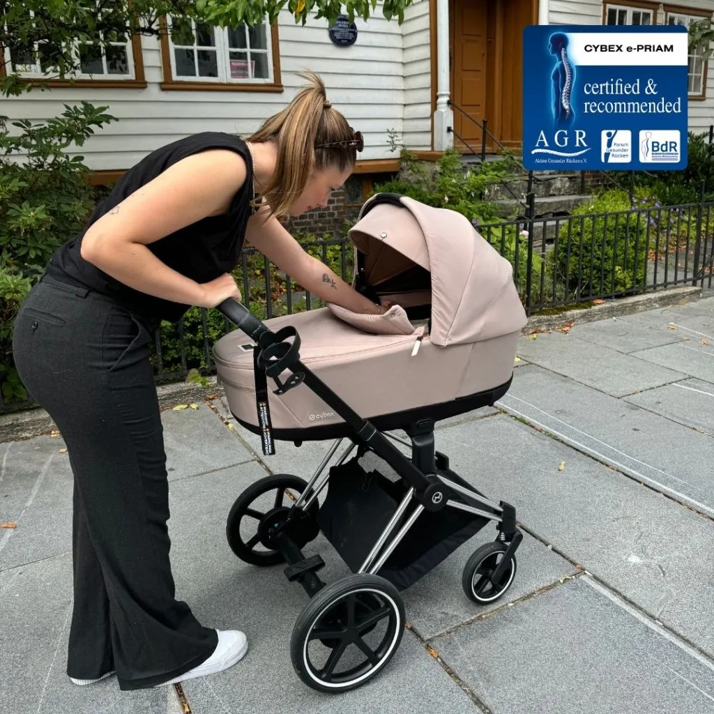 CYBEX e-Priam Pushchair - Leaf Green