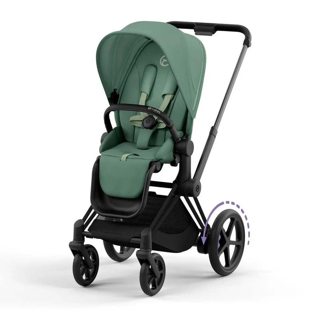 CYBEX e-Priam Pushchair - Leaf Green