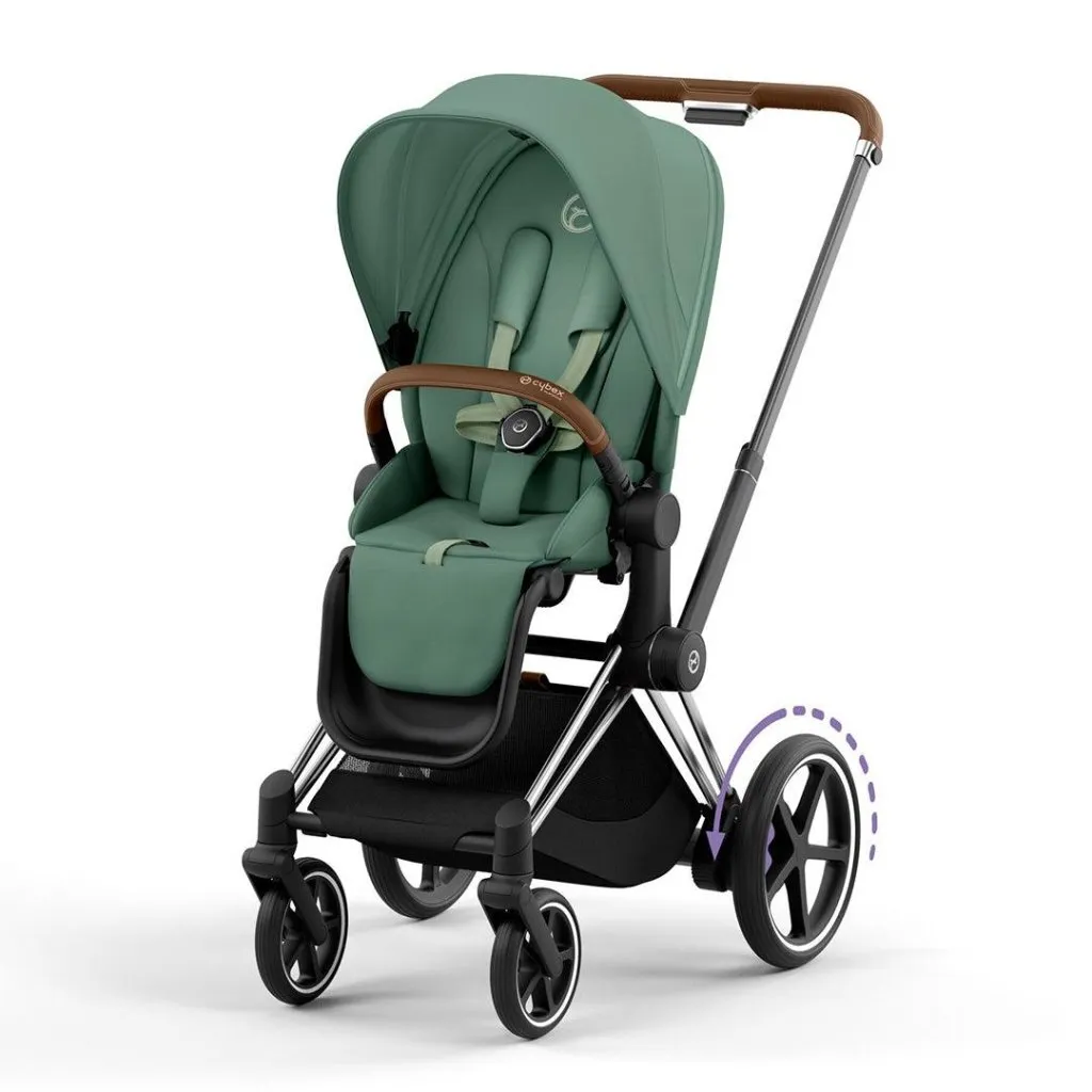 CYBEX e-Priam Pushchair - Leaf Green