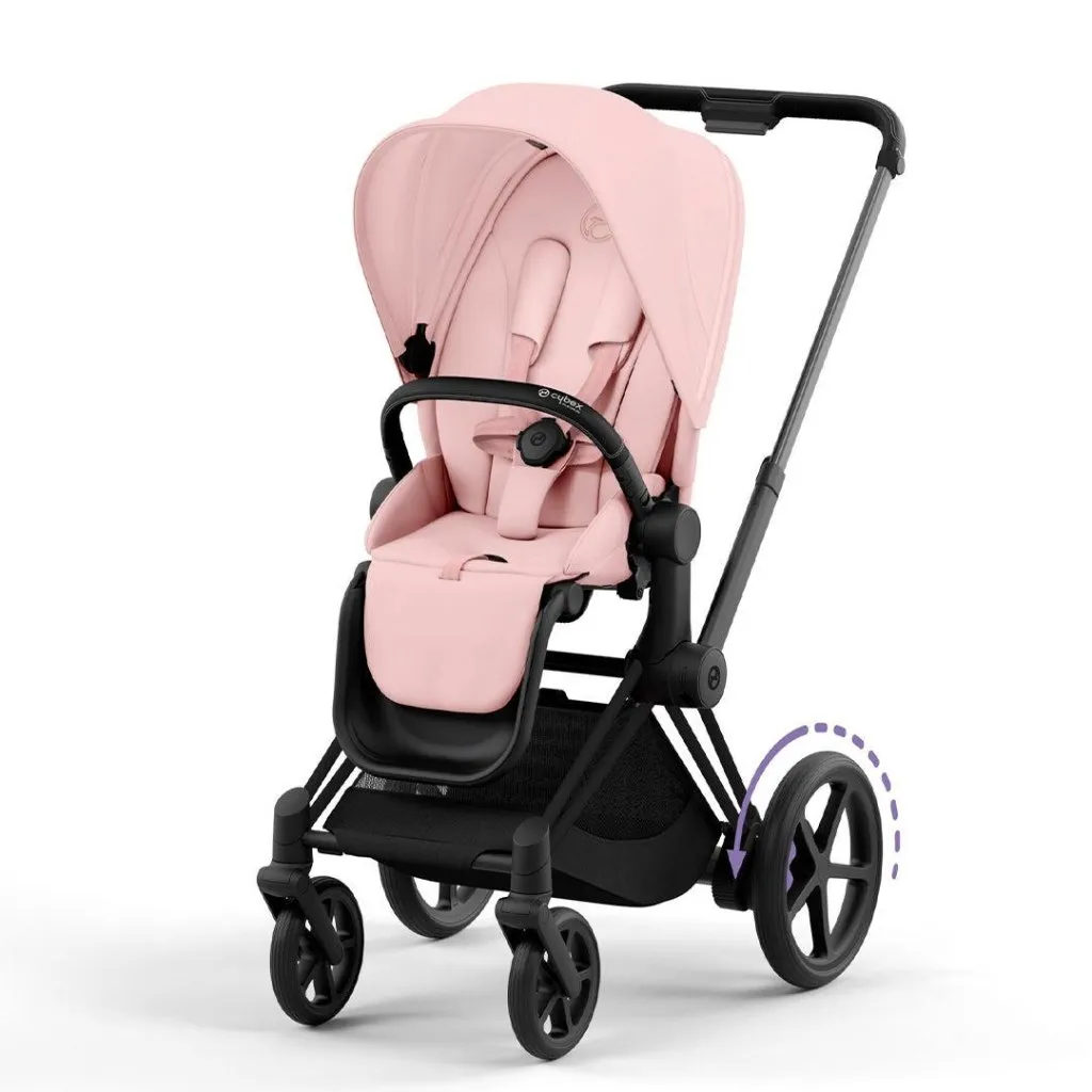 CYBEX e-Priam Pushchair - Peach Pink