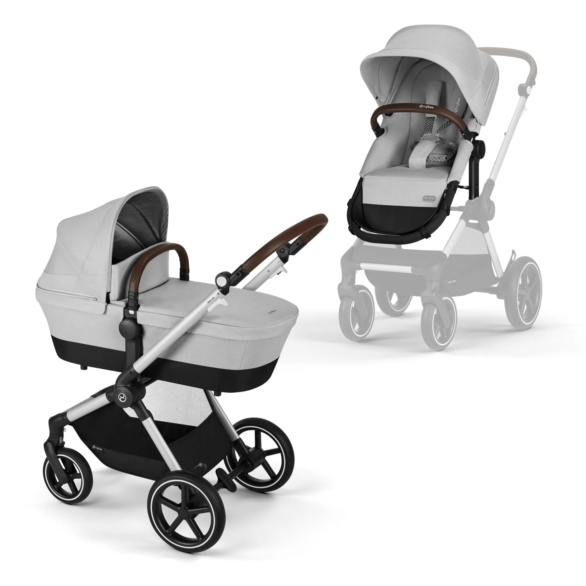 Cybex Eos Lux Luxury 9 Piece Bundle - Lava Grey