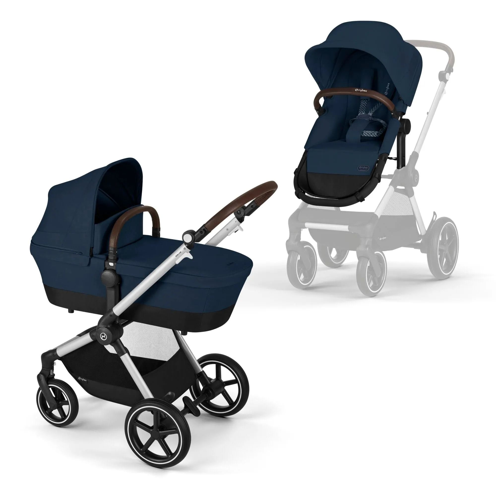 Cybex Eos Lux Luxury 9 Piece Bundle - Ocean Blue