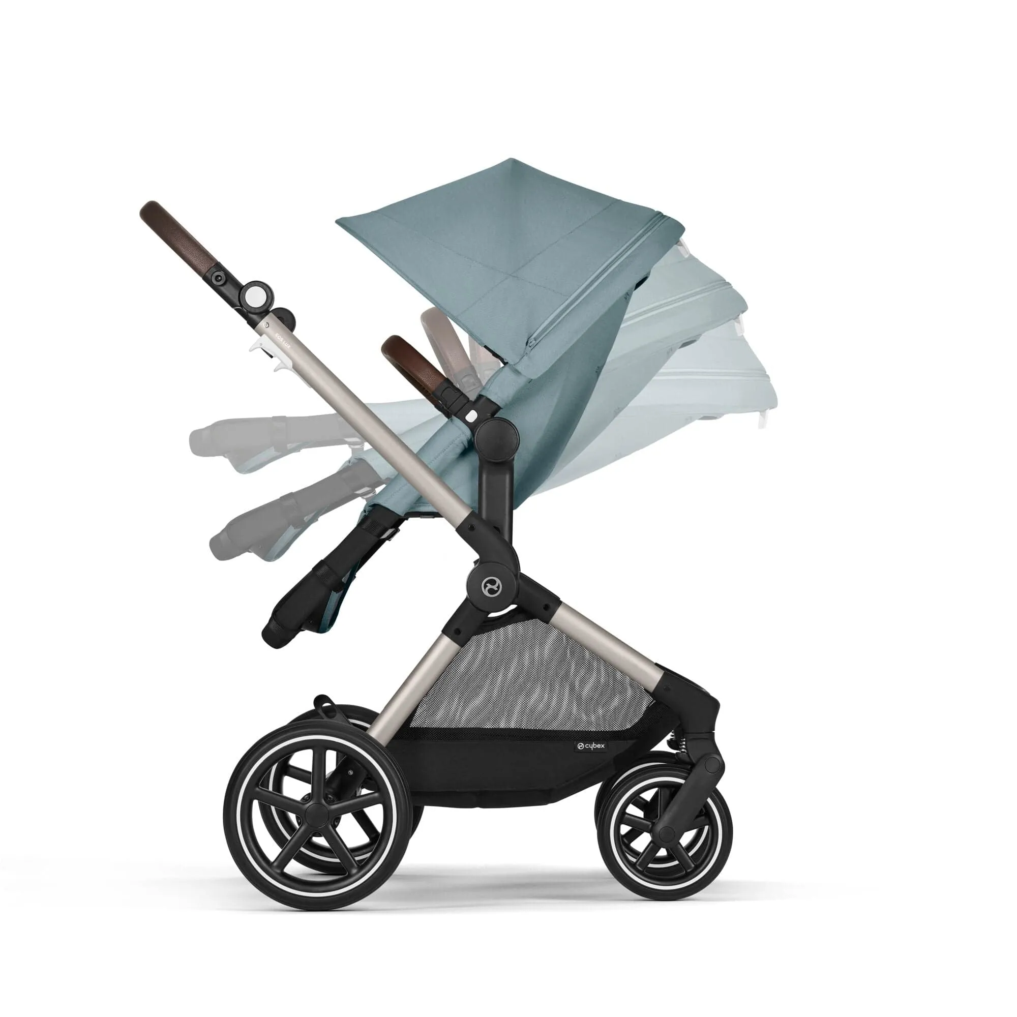 Cybex Eos Lux Luxury 9 Piece Bundle - Stormy Blue