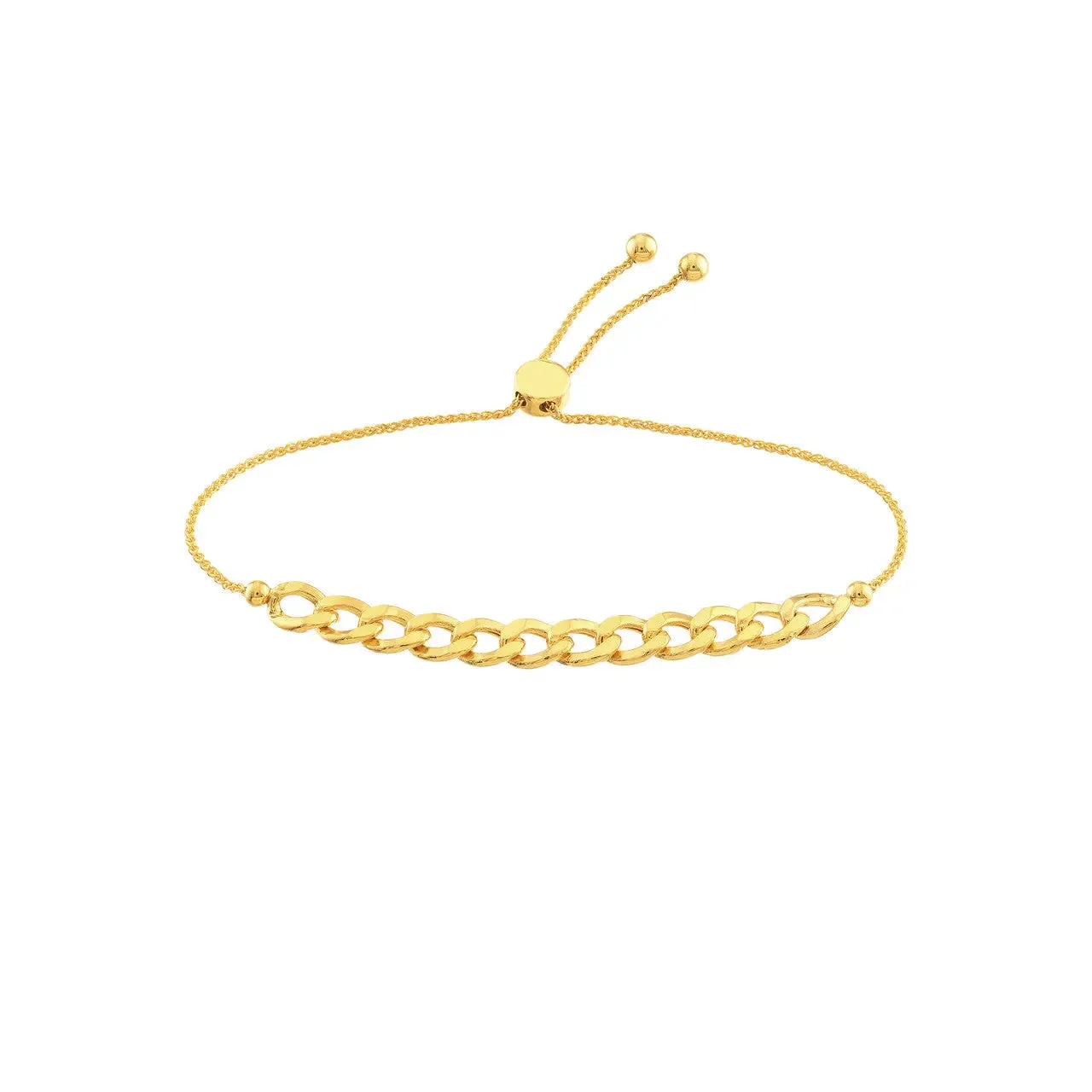Damara Curb Link Bolo Bracelet