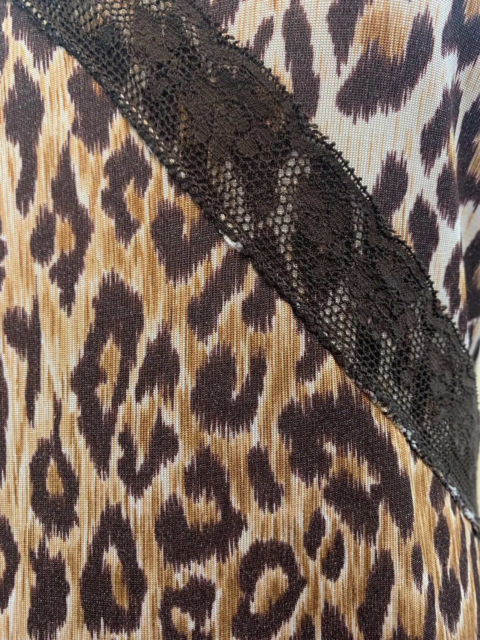 D&G 2000s Leopard Print Slip Midi Dress