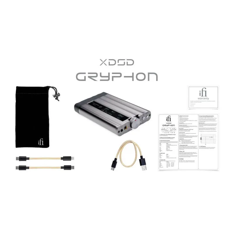 Dan Clark Audio E3   iFi Audio xDSD Gryphon Portable DAC/Amp Bundle