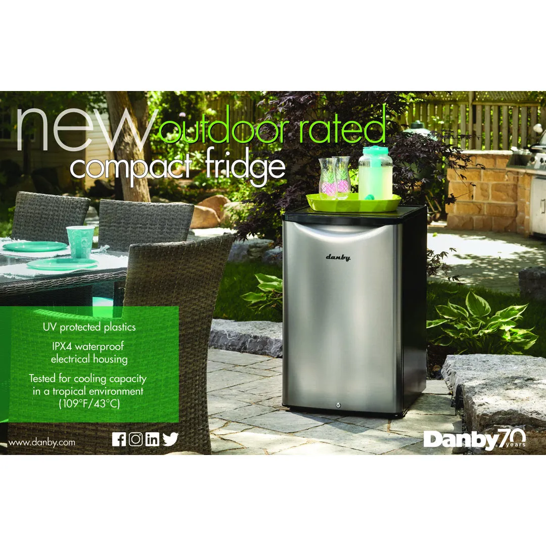 Danby Classic Retro 4.4 cu. ft. Freestanding Mini Fridge Danby