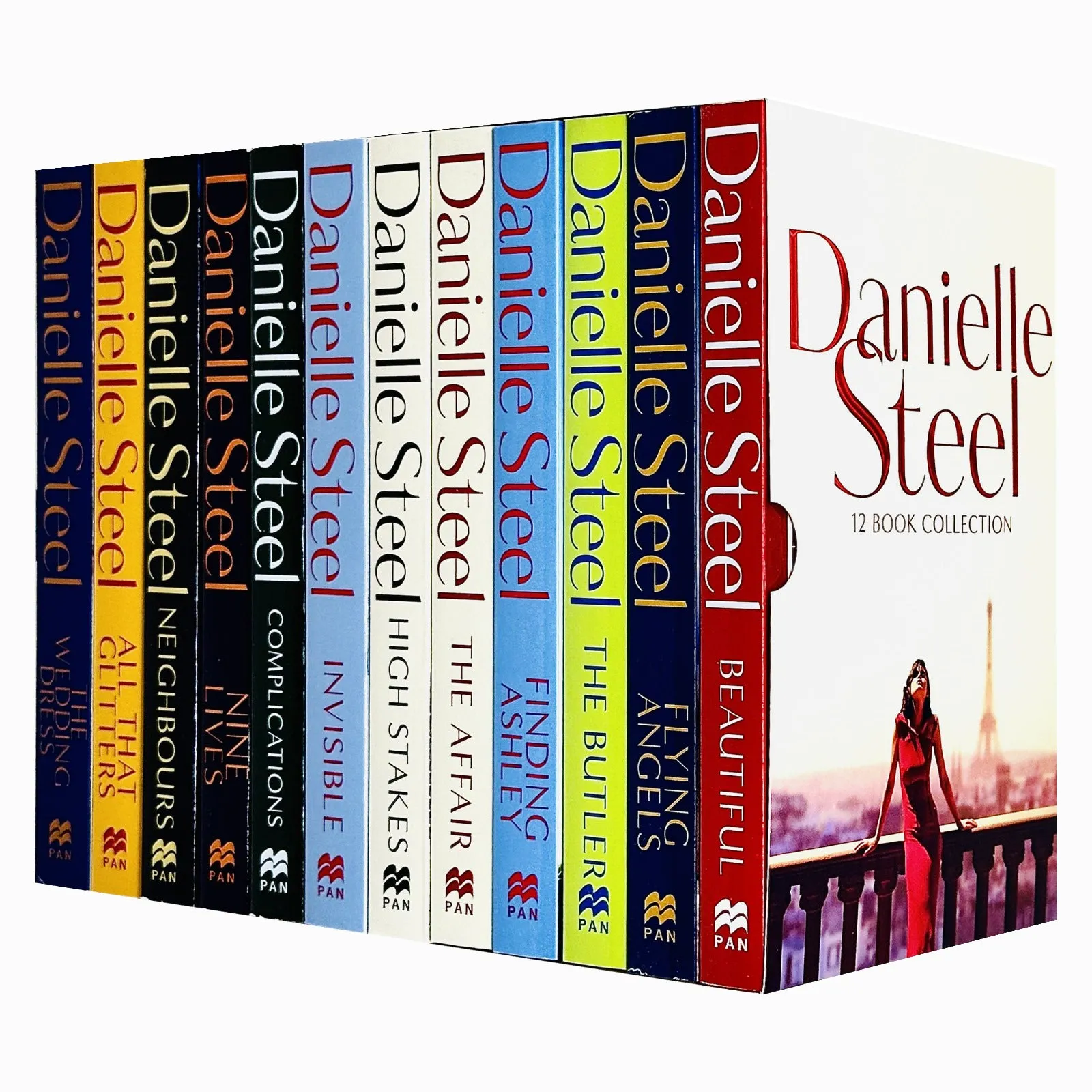 Danielle Steel Collection 12 Books Box Set (The Wedding Dress, All That Glitters, Neighbours, Nine Lives)