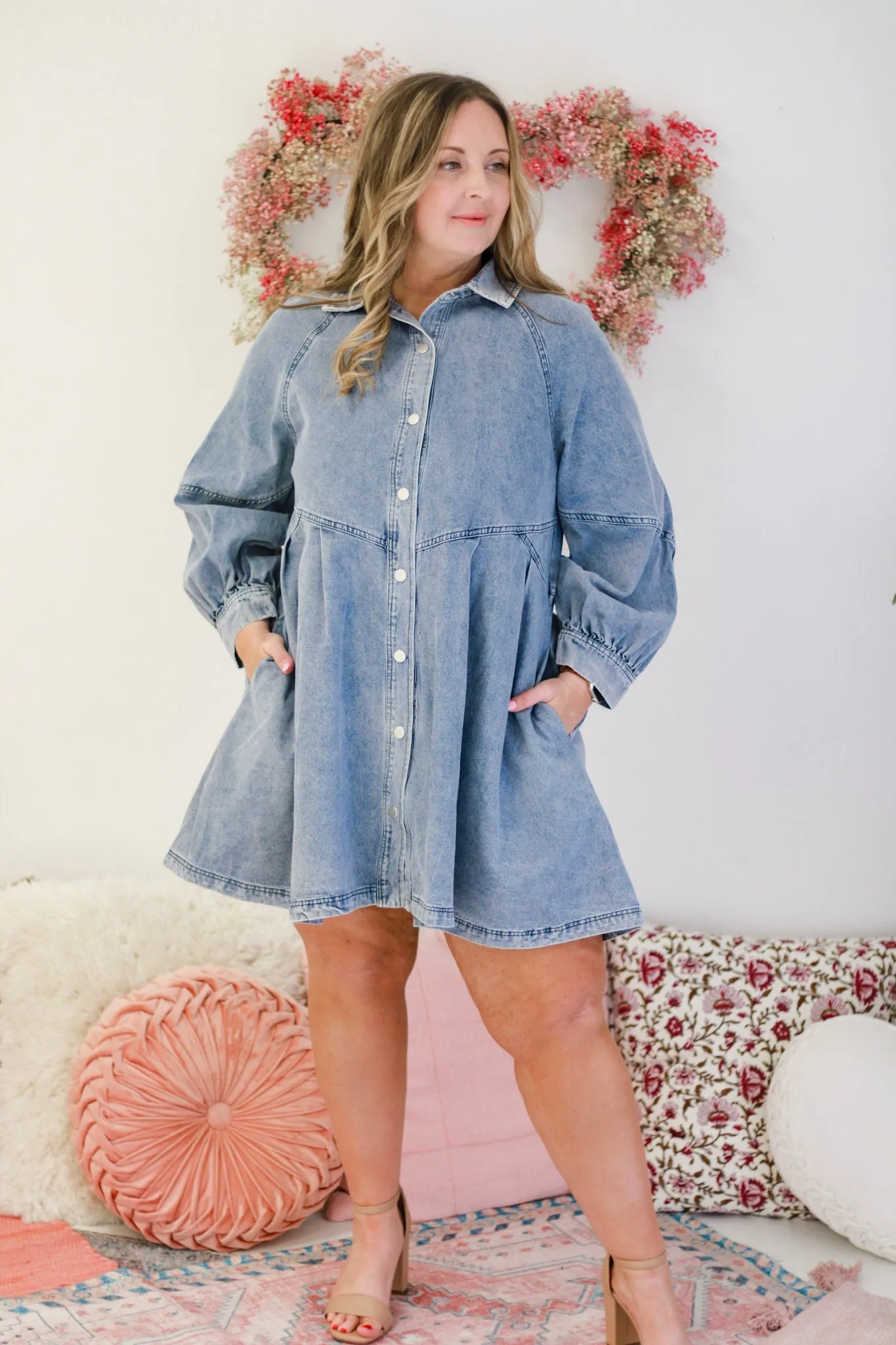 Dare to Dream Denim Dress