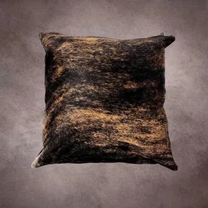 Dark Brindle Cowhide Pillow Cover---PL022