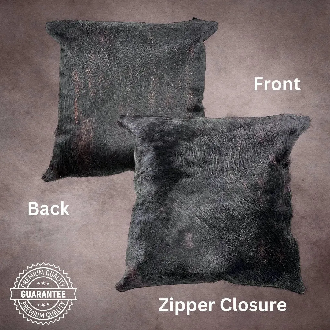 Dark Brindle Cowhide Pillow Cover---PL145