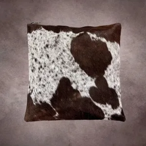 Dark Espresso Cowhide Pillow Cover---PL038