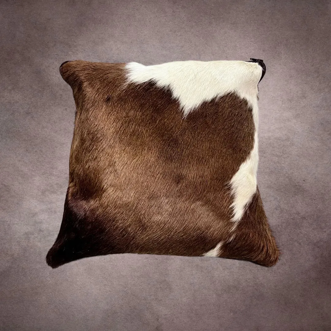 Dark Espresso Cowhide Pillow Cover---PL042
