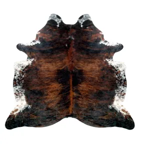 Dark Exotic White Belly Premium Brazilian Hide, XL CH02N R