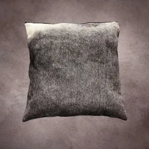 Dark Gray Cowhide Pillow Cover---PL018