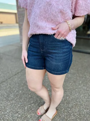 Dark Highrise Pocket Detailed Shorts