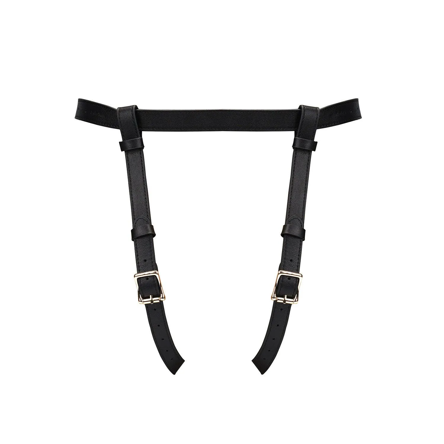 Dark Secret Leather Strap On Harness