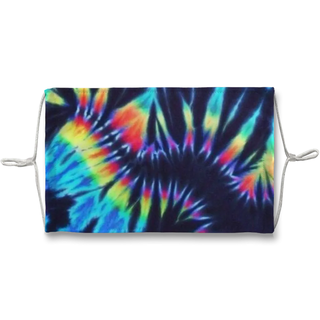 Dark Tie Dye Face Mask