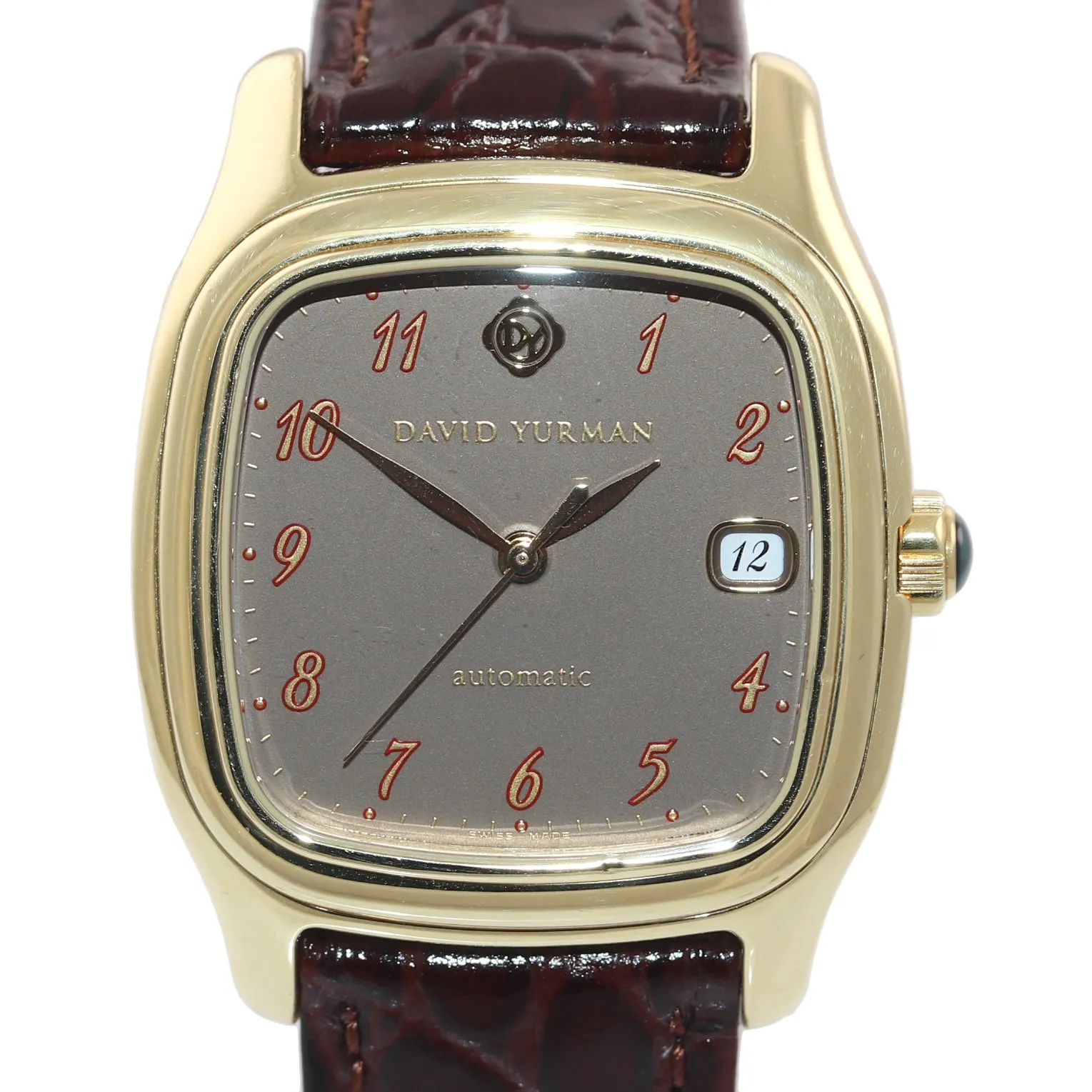 David Yurman Thoroughbred 18k Yellow Gold Automatic Date 36mm Watch T301-L88