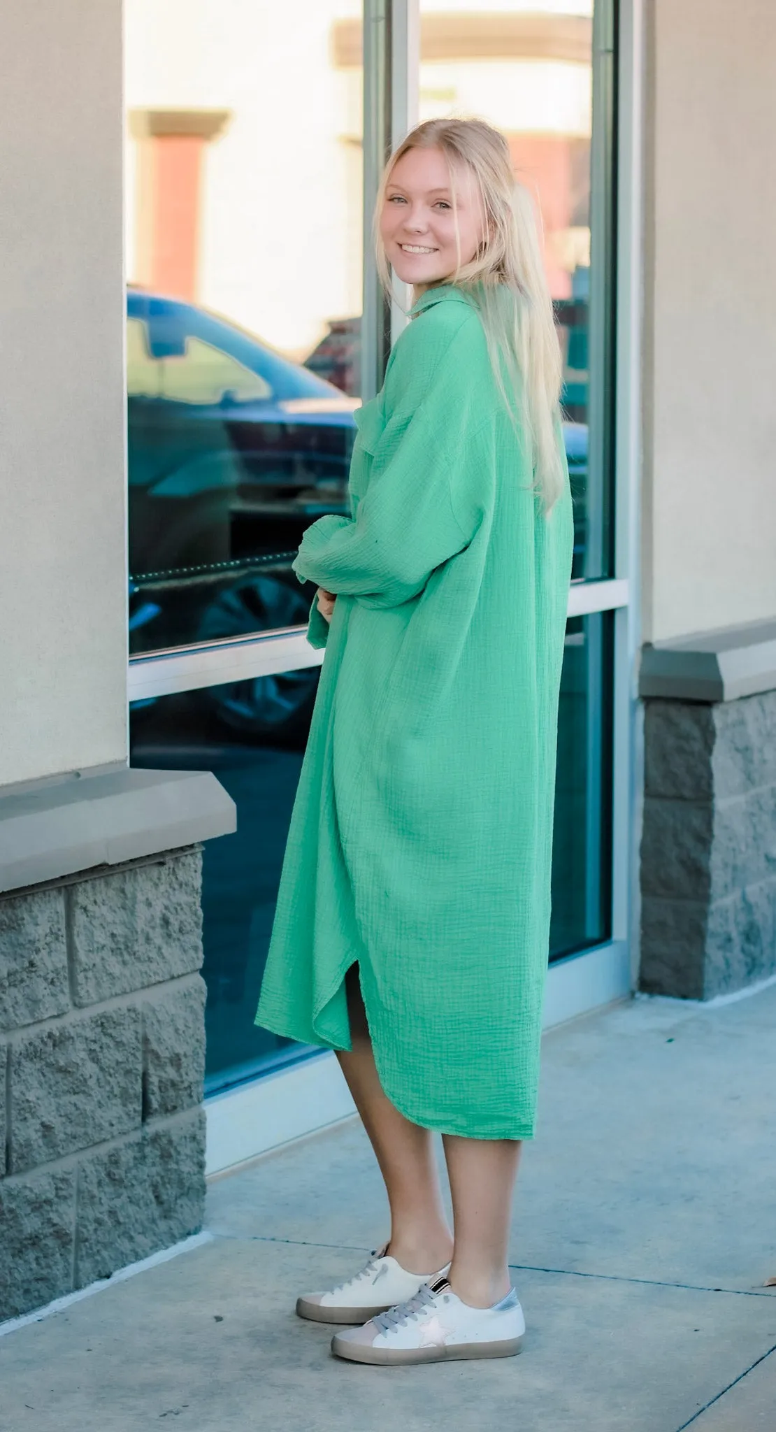 Day Date Dress in Aloe
