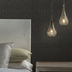 Dazzle Wallpaper Black (60 sq.ft.)