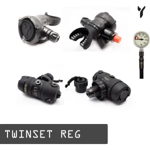 DC MARINE/YUHSIN A11 - Twinset Regulator Set