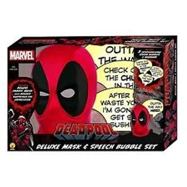 Deadpool Deluxe Mask With Speech Bubble