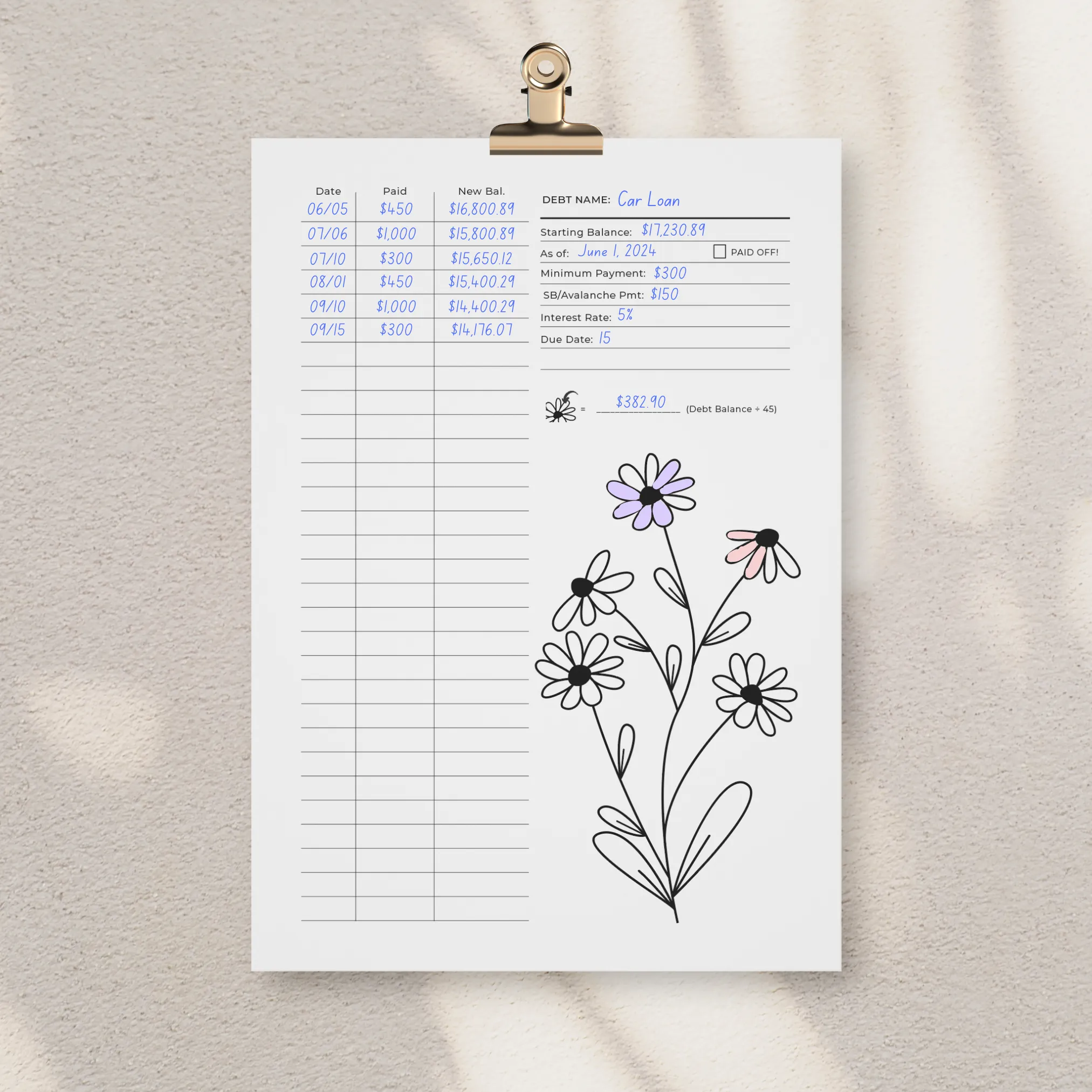 Debt Trackers V3