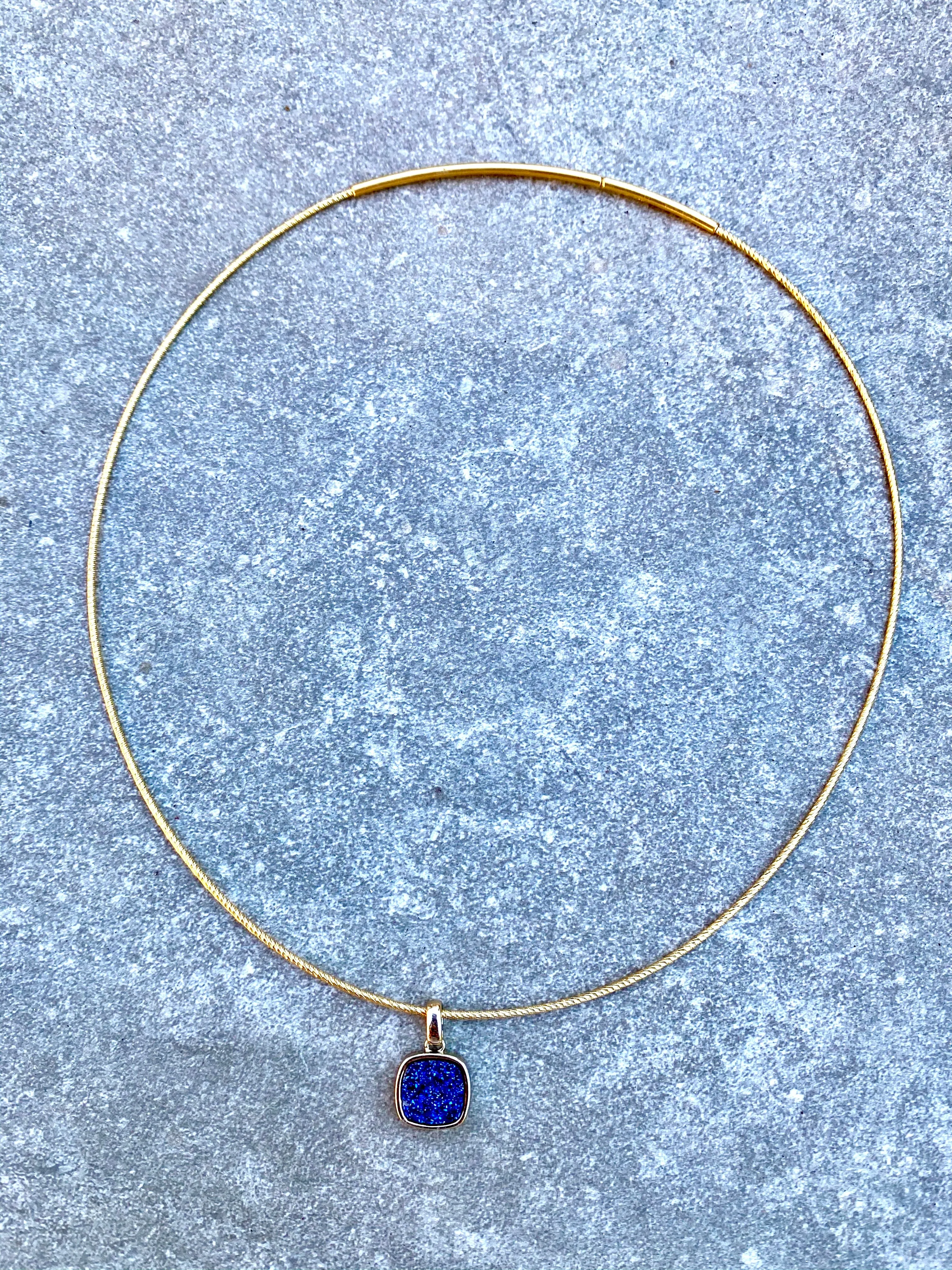 Deep Blue Choker