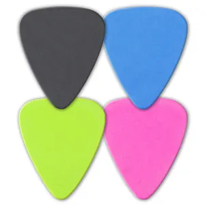 Delrinex ISO Shape Etched Picks - Double Sided