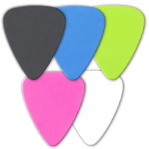 Delrinex ISO Shape Metallic Ink Picks - Double Sided