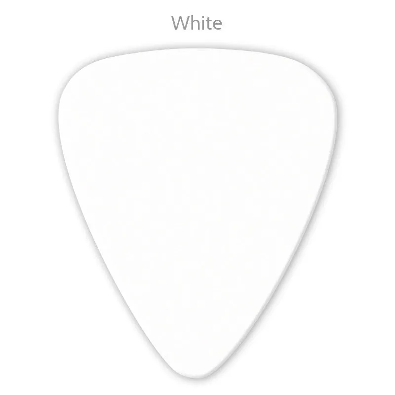 Delrinex ISO Shape Metallic Ink Picks - Single Sided