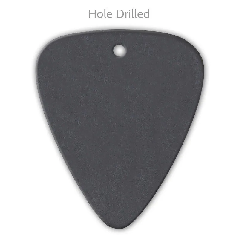 Delrinex ISO Shape Metallic Ink Picks - Single Sided