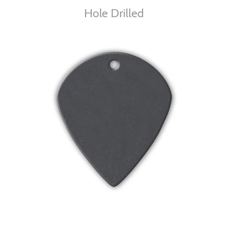 Delrinex Jazz XL Shape Metallic Ink Picks - Single Sided