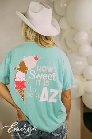 Delta Zeta PR Ice Cream Cone Tee